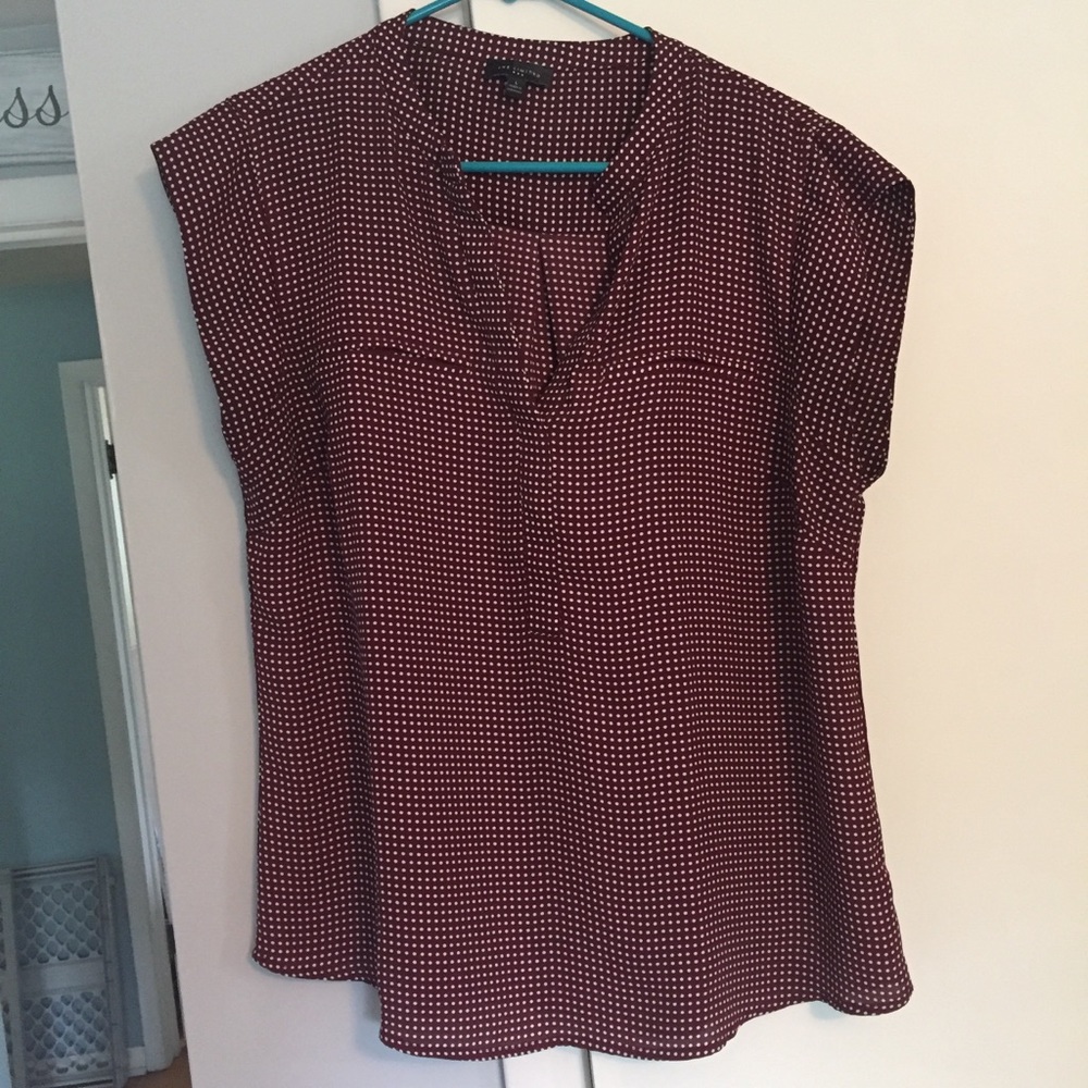 The Limited dotted blouse